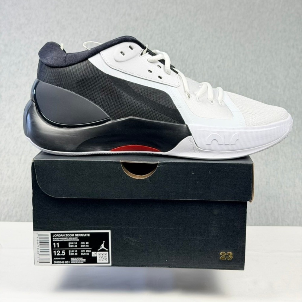 Jordan Zoom Separate Black University Red White DH0249-051 Mens 11 Basketball